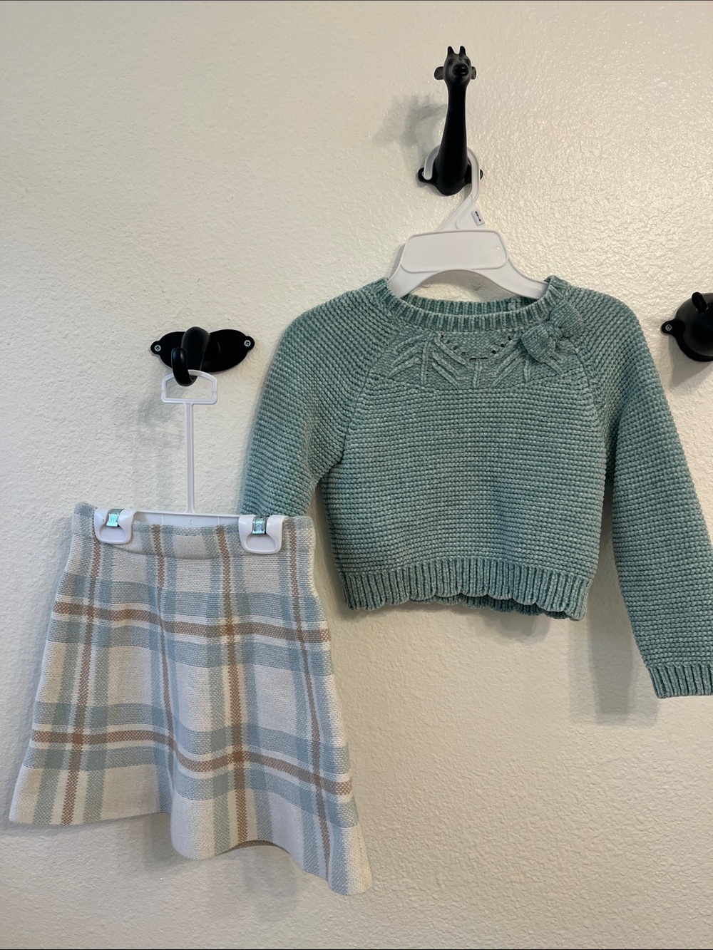 Girls Knit Sweater Set